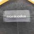 norikoike ウールステンカラーコート レディース